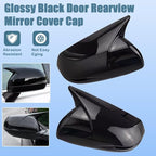 XITER Rear View Side Mirror Cover Side Mirror Cap for Honda CRV 2017 2018 2019 2020 2021 2022,Glossy Black