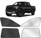 XHRING Car Window Shades Covers Rear Side for Ford F150 2021-2025 2026 Lariat King Ranch Platinum XL XLT Limited Raptor Accessories Truck Screen Sunshade Shield Visor