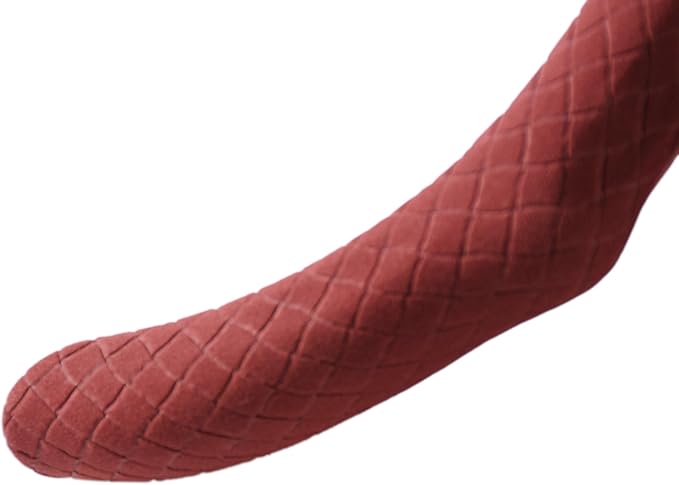 Quick Install Sporty Suede Leather Car Steering Wheel Cover with Braided Grips for All 14½" to 15" Sedan Coupe SUV Pickup 14.
