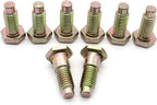 Shkalacar Seat Belt Hardware Bolt Replacement for Chevy 1964-1981, Harness Lap Mounting Bolt Seat Belt Floor Pan Mounting Attachment Bolts Bow Tie Head Marking Hardtop