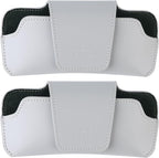 Car Sunglasses Holder for Car Visor Vegan Leather Auto Eyeglass Case with Clip Automotive Interior Visor Accessories