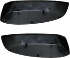 Pair Carbon Fiber Pattern Mirror Caps Cover Compatible with GMC Chevrolet Silverado Sierra 1500 2500 HD 3500 HD Avalanche Tahoe 2007-2013 Pick up Replacement for 25788157 25788156