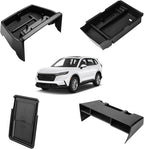 4PCS Center Console Organizer for Honda CR-V 2023-2026, Dashboard Storage Tray with Phone Holder Accessories Lower Center Console Organizer for CRV, Armrest Hidden Storage Interior with Anti-Slip Mats