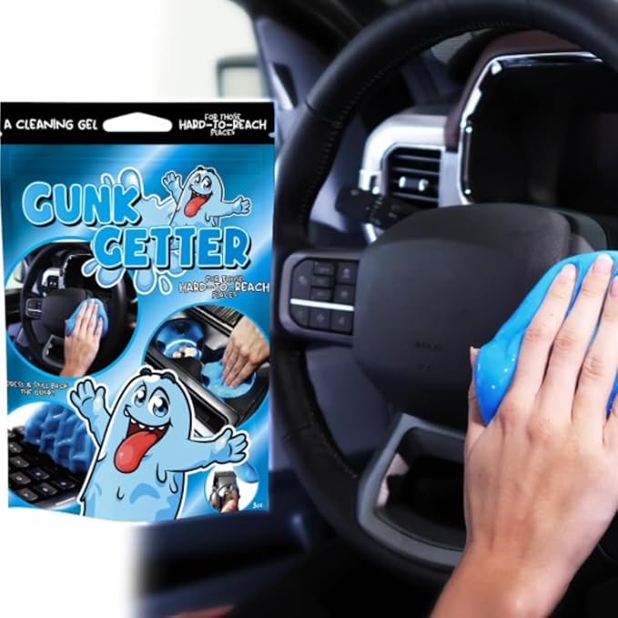 Cleaning Gel for Those Hard to Reach Places, Automotive Cup Holder Electronic Keyboard Office, Slime Gel Cleaner Dust Crumb R