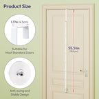 SWTYMIKI Over Door Hat Organizer - 2 Packs Metal Wall Mounted Hat Rack with 16 Hooks Design, Hanging Baseball Cap Organizer S