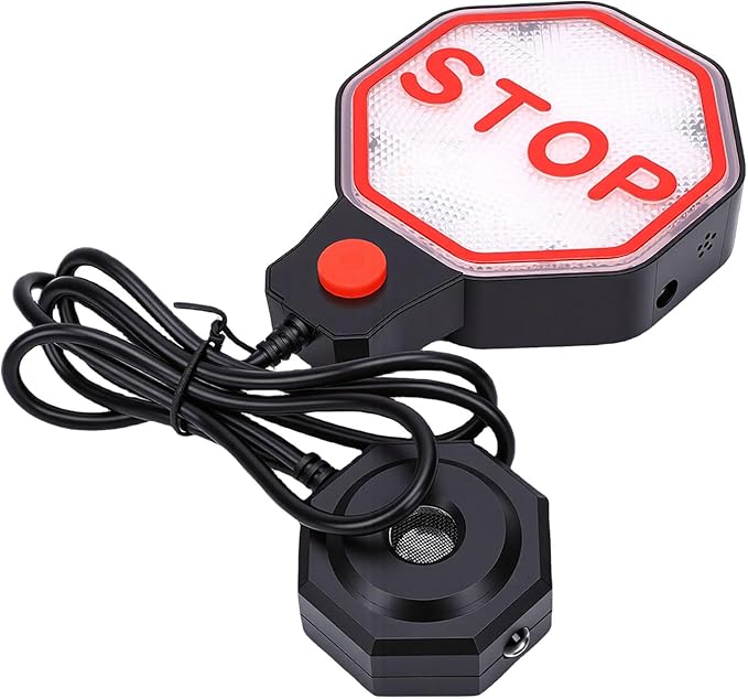 Garage Parking Sensor, Adjustable Garage Parking Aid, with Red Yellow Green LED Display, Set Stop Distance 6in to 6 Ft, Car Stop Assistant Indicator for Car SUV Pickup