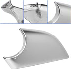 Jaronx Compatible With Tesla Model 3 Mirror Lower Cover 2017-2025,Chrome Left Drive Side Door Wing Rearview Mirror Base Bottom Cover Trim For Tesla Model 3 Accessories(Left)