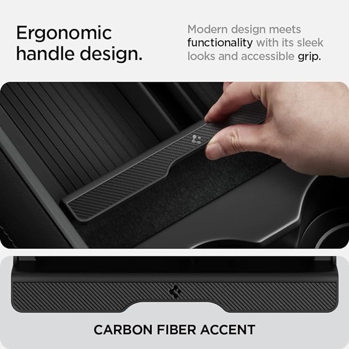 Spigen Center Console Organizer for Tesla Model Y (2021-2024) & Model 3 (2021-2023) [Not for Model Y Juniper 2025/26 and Model 3 Highland (2024/25)]