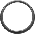 Cat® BigGrip Faux Black Leather Semi Truck Steering Wheel Cover, Fits RV and Big Rig Trucker, Steering Wheel Cover for Trucks 18 Wheeler - X-Large 17.5" - 18" Inches