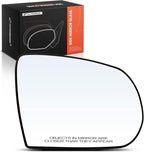 A-Premium Right Passenger Side Manual Non-Heated Mirror Glass with Backing Plate Compatible with Jeep KL Series Cherokee 2014
