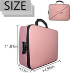 Yuanshikj Heat Insulated Fireproof Waterproof Safe File Organizer,Document Organizer Box with Lock Labels,Multi-Layer Portabl