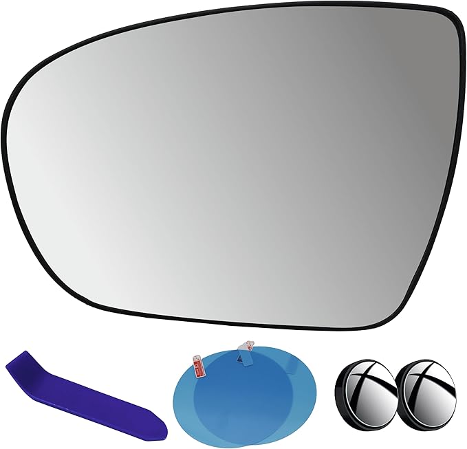 EAP Driver Side Mirror Glass Compatible with Kia Optima 2011-2015, Heated 876112T100 876112T110