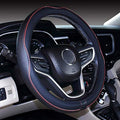 Mayco Bell 2019 New Microfiber Leather Car Extra Large Steering Wheel Cover for Big Trucks (17.5-18'', Wine Red)
