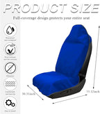Waterproof Car Towel Seat Cover, Sweating Non-Slip Premium Towel Carseat Cover Protector, Universal Soft Machine Washable Car