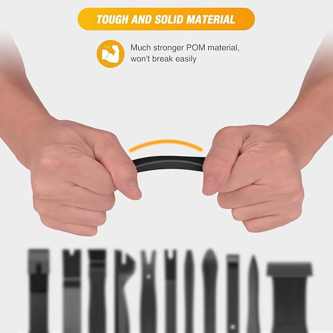 GOOACC 40Pcs Trim Removal Tool,Auto Terminal Removal Key Tool,Auto Clip Pliers Stereo Removal Tools,Car Upholstery Repair Rem
