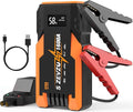 S ZEVZO Jump Starter 1000A Peak Portable Jump Starter for Car (Up to 7.0L Gas 5.5L Diesel Engine) 12V Auto Battery Booster