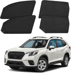ZATOOTO Car Window Shades for Forester 2019-2024, 4 Pcs Magnetic Car Window Covers - 100% Block Light Privacy Curtains, Side Window Sun Shade for Baby Breastfeeding, Sleeping, Camping