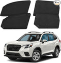 ZATOOTO Car Window Shades for Forester 2019-2024, 4 Pcs Magnetic Car Window Covers - 100% Block Light Privacy Curtains, Side Window Sun Shade for Baby Breastfeeding, Sleeping, Camping
