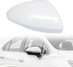 Front Right White Exterior Mirror Covers, Fit for Chevy Cruze 2017 2018 2019 Passenger Side Door Rearview Mirror Cover Caps