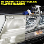 SOPAMI Automotive Headlight Restoration Kit Oxidized and Yellowed Automotive Headlamps Blurring Enhanced Crystallization Coat