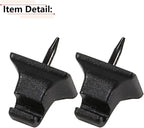 RLB-HILON 2PCS Sun Visor Retainer Clip Compatible with Ford Mustang 1985 to 2004 Year, Black Color