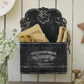 Metal Hanging Storage Baskets Wall Baskets for Mail, Files,Flowers, Books & Accessories, Wall-Mounted Organizer for Entryway,