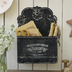 Metal Hanging Storage Baskets Wall Baskets for Mail, Files,Flowers, Books & Accessories, Wall-Mounted Organizer for Entryway,