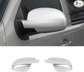 RAZPOY Rearview Mirror Cover Side Mirror Shell Trim Compatible with Chevy Silverado & Suburban & Tahoe & GMC-Yukon & GMC-Sierra & Cadillac Escalade 2007-2013, Silver