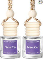 Hanging Car Air Freshener, Long Lasting Essential Oil Diffuser, Non-Toxic New Car Scent, Cute Car Fresheners for Women, 2 Pac
