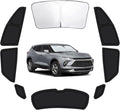8PCS Car Window Shades for Chevrolet Blazer 2019-2025, Window Covers for Blazer Windshield Side Rear Windows, Full Set Privacy Protection Car Sunshade with UV Blocking for Camping Napping