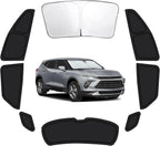 8PCS Car Window Shades for Chevrolet Blazer 2019-2025, Window Covers for Blazer Windshield Side Rear Windows, Full Set Privacy Protection Car Sunshade with UV Blocking for Camping Napping