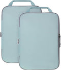 Compression Packing Cubes for Travel Accessories, 2 Set Compression Bags Travel Cubes for Packing Suitcase Luggage Organizer 