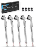 Pencil Tire Pressure Gauge, 10-120PSI Dual Head Air Gauge Tire Pressure Heavy Duty Tire Valve Gauge for Truck Car RV ATV Motorcycle (5 Pack)