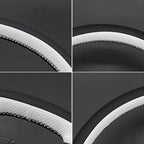MEWANT Hand Sewn 3D Style Steering Wheel Cover Wrap for Ford Mustang 1994-2004 Steering Wheel Accessories for Ford Mustang 1994-2004