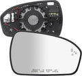 JINCHEN Right Passenger Side Mirror Glass for Ford Fusion 2013-2020 Heated with Blind Spot Detection DS7Z17K707C