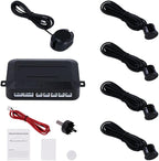 Car Reverse Backup Parking Sensor Radar System, Buzzer beeps, Detection Distance:30~150CM, Waterproof Sensors (22mm Diameter 