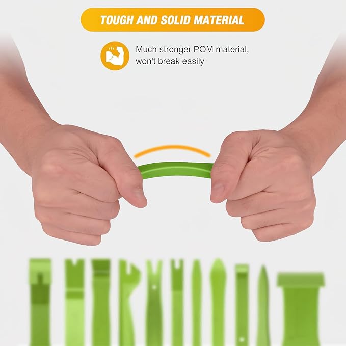 GOOACC 40Pcs Trim Removal Tool,Auto Terminal Removal Key Tool,Auto Clip Pliers Stereo Removal Tools,Car Upholstery Repair Rem