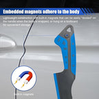Car Window Tint Squeegee with Magnetic Rubber Blade – Heavy-Duty Tinting Application Tools for Car Vinyl Wrap, Window Film Installation&Glass Cleaning – Universal Water Removal Scraper (2PCS)