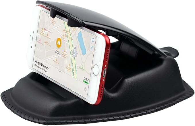 APPS2Car GPS Car Truck Mount, Non-Slip GPS Bean Bag Dash Mount 2-in-1 Anti-Skid Friction Dashboard Sandbag Clamshell Phone Holder for Garmin Nuvi Tomtom Magellan Navigation & All Cell Phone iPhone