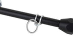 Milton 976BKL Dual Head Angled Chuck Tire Pressure Service Gauge, Non-Slip Grip Matte Black Poly Finish -13” 1-160 PSI For Large Vehicle Tires