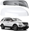 Passenger Side Mirror Cover Replacement for Ford Explorer 2016 2017 2018 2019 - Right Side Mirror Covers, Rear View Mirrors Cap Accessories White