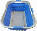 SAMMART 42L (11 gallon) Collapsible Plastic Laundry Basket - Foldable Pop Up Storage Container/Organizer - Space Saving Hampe