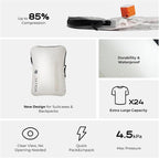 25L Waterproof Travel Vacuum Bags with Pump, Tear-Resistant Design,Lightweight Compression Storage, Durable Vacuum Seal Bags 