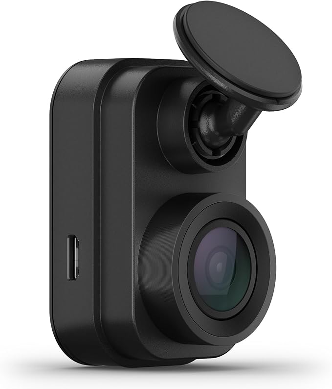 Garmin Dash Cam Mini 2, Tiny Size, 1080p and 140-degree FOV, Monitor Your Vehicle While Away w/New Connected Features, Voice 