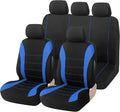 Foneso Car Seat Covers, 100% Breathable with Composite Sponge Inside, Airbag Compatible Universal Fit Accessories Auto for Ca