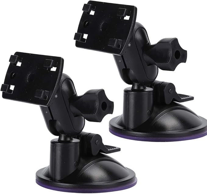 Yoidesu 360 Degree Adjustable Vacuum Suction Cup Dash Cam Mount Holder, Universal Dash Camera Rear View Mirror Mount Holder Kit for Most Dash Camera and Car Camera(Four Claw Head)