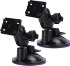 Yoidesu 360 Degree Adjustable Vacuum Suction Cup Dash Cam Mount Holder, Universal Dash Camera Rear View Mirror Mount Holder Kit for Most Dash Camera and Car Camera(Four Claw Head)