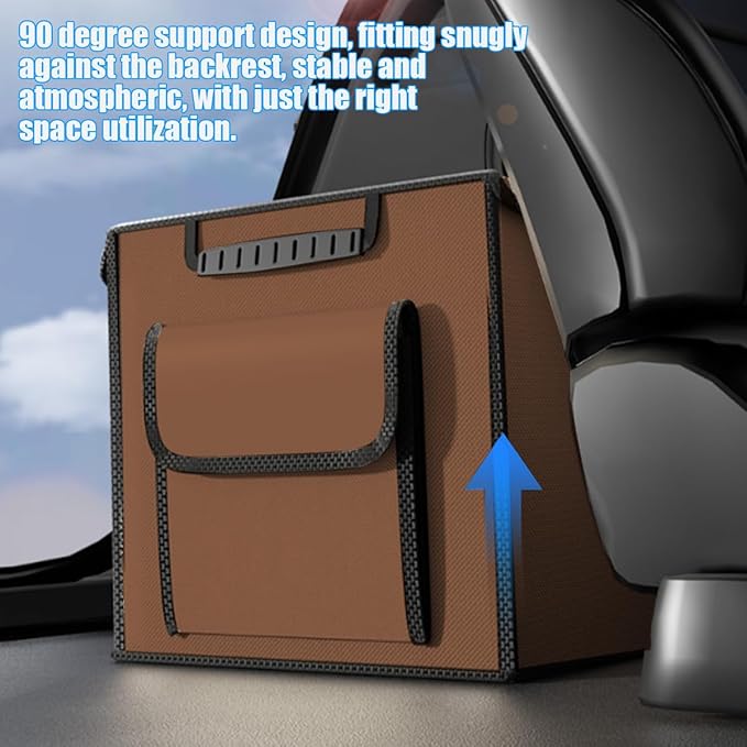 Car Trunk Organizer, Collapsible Multi Compartment Waterproof Sturdy Vehicle Trunk Container Box, Sturdy Automotive Interior S