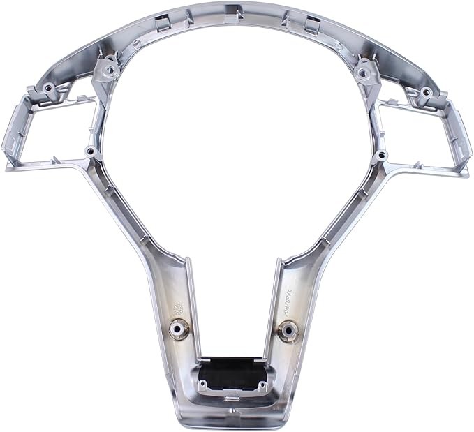 Steering Wheel Trim Cover Chrome for Mercedes C250 C350 C63 AMG E63 AMG 2012-15, C300 2012-14, CLA250 CLA45 AMG 2014-19, E250 E63 AMG S 2014-16, E350 2012-16, E400 2013-17, E550 2012-17