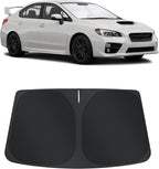 TINGLU Sun Shade for Subaru Impreza WRX/WRX STI 2008-2015 Accessories Windshield Sun Shade Window Shade UV Rays Protection Sun Visor Cover with Steering Wheel Sunshade Storage Bag
